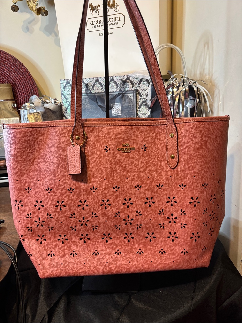 COACH Tote in Rose Pink